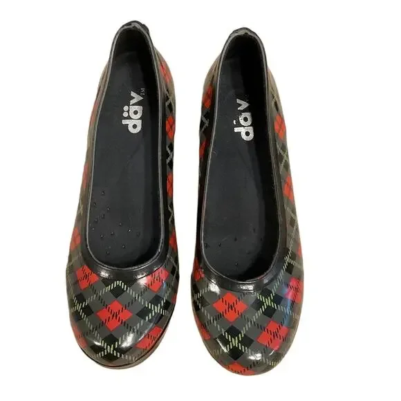 Dav Scot plaid All weather pumps Size 7 - Picture 2 of 4